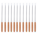 12-Piece Stainless Steel BBQ Skewers Set