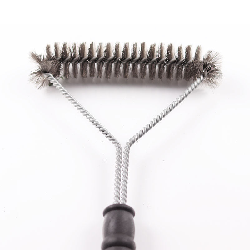 Stainless Steel Y-Shape BBQ Grill Cleaning Brush