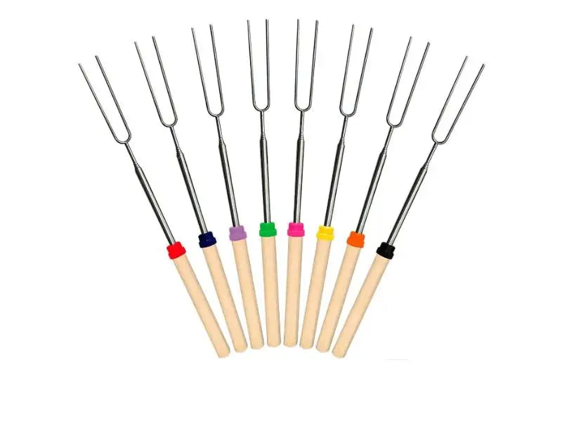 Telescopic BBQ Fork - 32 Inch Roasting Sticks